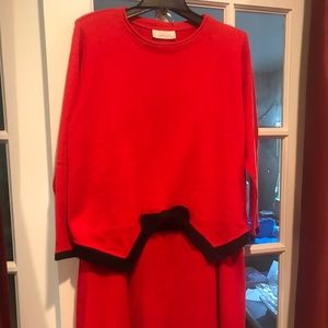 Savior knit skirt set